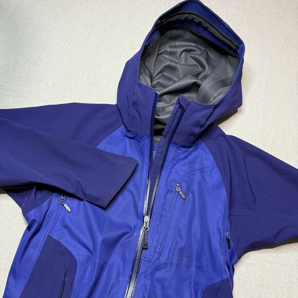 REI Co-Op Taku Rain Hoodie Jacket Womens XS Purple Waterproof Lightweight - Picture 1 of 6